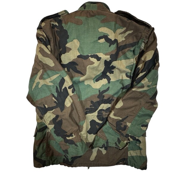 Vintage USGI M-65 Woodland Field Jacket Small Short – Cold War Era - Picture 2 of 11